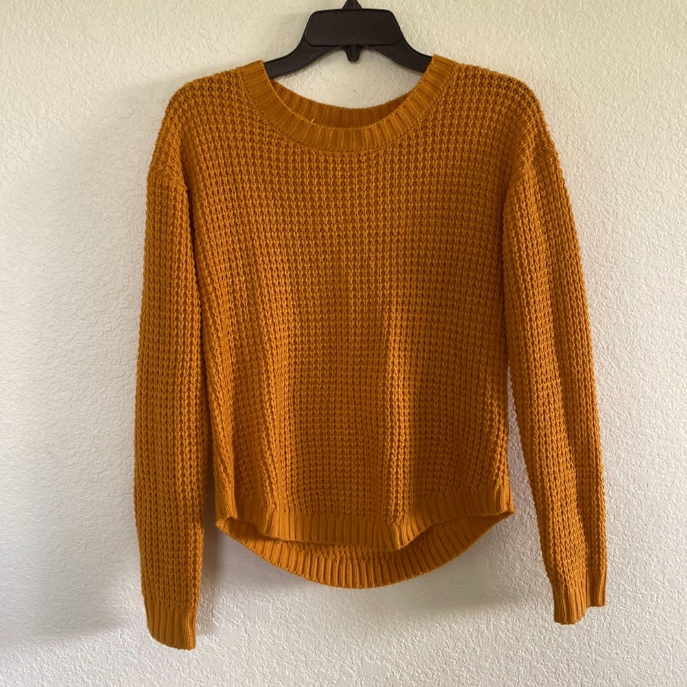 Orange sweater from Kohls
